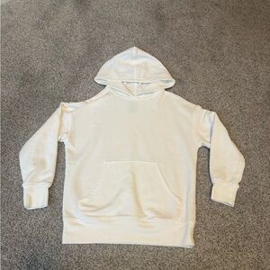 Art Class Cream Textured Hoodie